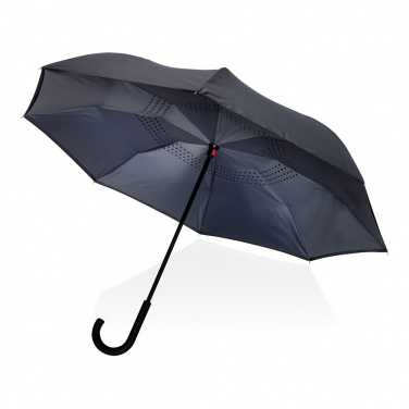Logotrade business gift image of: 23" Impact AWARE™ RPET 190T reversible umbrella