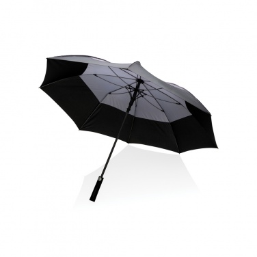 Logo trade promotional item photo of: 27" Impact AWARE™ RPET 190T auto open stormproof umbrella