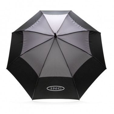 Logotrade promotional merchandise photo of: 27" Impact AWARE™ RPET 190T auto open stormproof umbrella