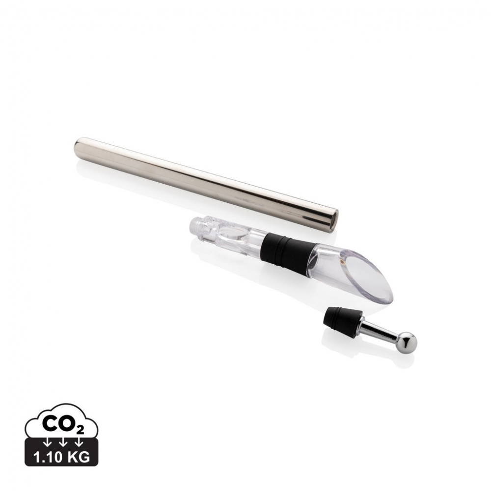 Logo trade promotional giveaways image of: Vino Wine chiller stick