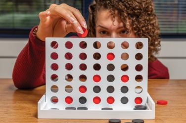 Logotrade promotional gift picture of: Connect four wooden game