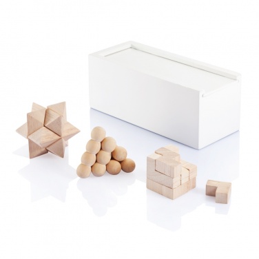 Logotrade promotional item picture of: 3 pcs brain teaser set