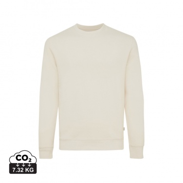 Logo trade advertising product photo of: Iqoniq Denali recycled cotton crew neck undyed