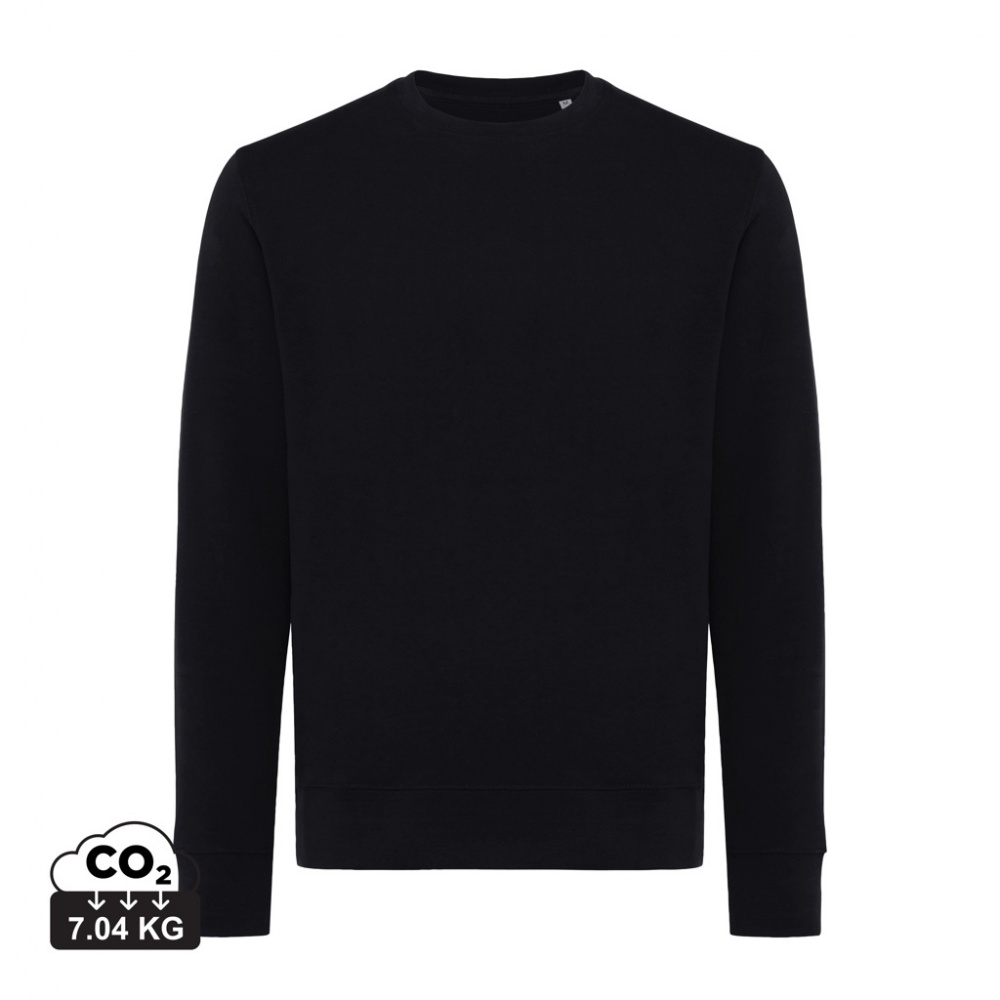Logo trade corporate gifts picture of: Iqoniq Etosha lightweight recycled cotton crew neck