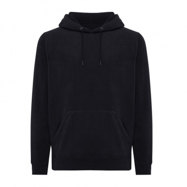 Logo trade promotional products image of: Iqoniq Trivor recycled polyester microfleece hoodie