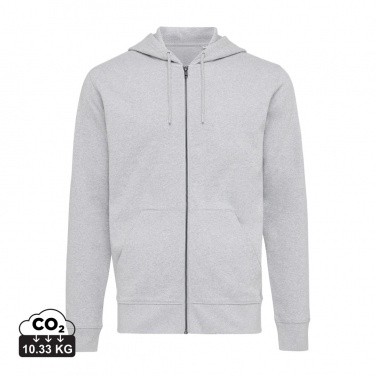 Logo trade promotional giveaway photo of: Iqoniq Abisko recycled cotton zip through hoodie