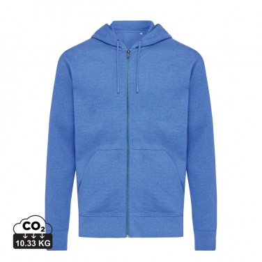 Logo trade promotional items image of: Iqoniq Abisko recycled cotton zip through hoodie