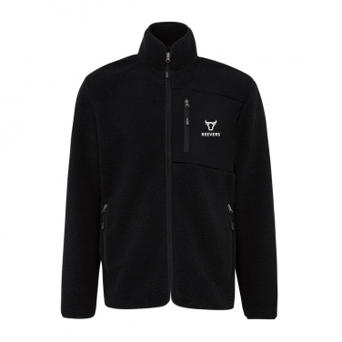 Logo trade corporate gift photo of: Iqoniq Diran recycled polyester pile fleece jacket