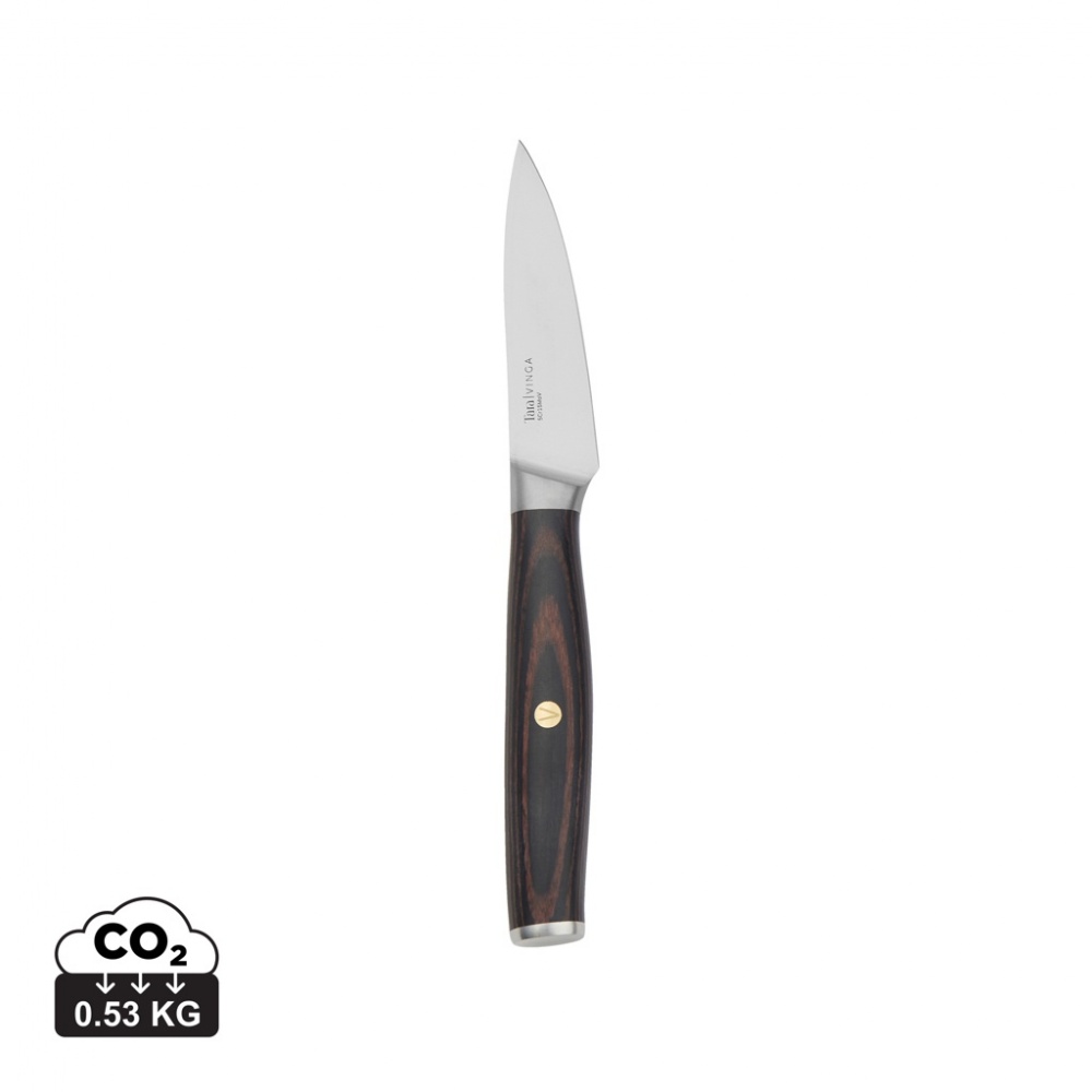 Logotrade promotional merchandise picture of: VINGA Tara RCS recycled steel paring knife