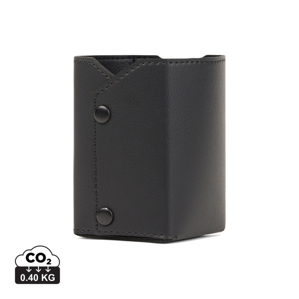 Logotrade promotional giveaway picture of: VINGA Timo PU RCS RPET pen holder