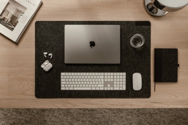 Logo trade promotional gifts picture of: VINGA Albon GRS recycled felt desk pad