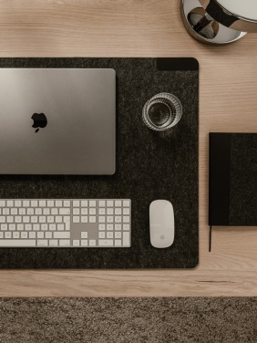 Logo trade promotional giveaway photo of: VINGA Albon GRS recycled felt desk pad
