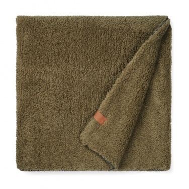 Logo trade business gift photo of: VINGA Maine GRS recycled double pile blanket