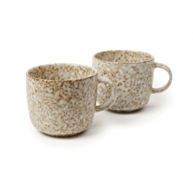 Logo trade promotional items image of: VINGA Nuvem stoneware mug, 2 pcs set