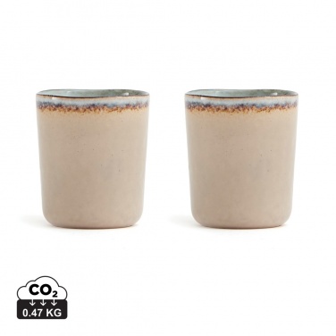 Logotrade corporate gift image of: VINGA Nomimono stoneware mug, 2 pcs set