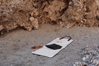 Logotrade promotional giveaways photo of: VINGA Volonne AWARE™ recycled canvas beach mat