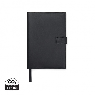 Logo trade corporate gift photo of: VINGA Timo PU RCS RPET notebook