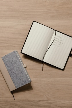 Logo trade promotional products image of: VINGA Albon GRS recycled felt notebook