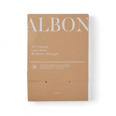 Logotrade corporate gifts photo of: VINGA Albon GRS recycled felt notebook