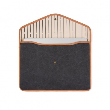 Logotrade promotional giveaway picture of: VINGA Bosler GRS recycled canvas 16" laptop sleeve