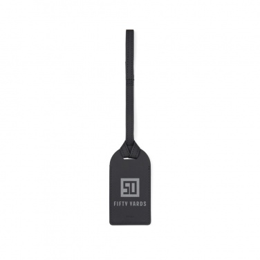 Logo trade business gifts image of: VINGA Baltimore RCS recycled polyester luggage tag