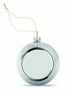Logo trade promotional merchandise image of: Christmas ball for sublimation