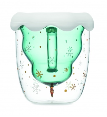 Logo trade corporate gifts image of: Double wall borosilicate mug