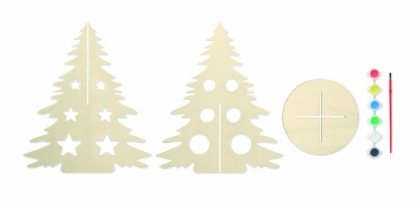 Logo trade promotional gifts image of: DIY wooden Christmas tree