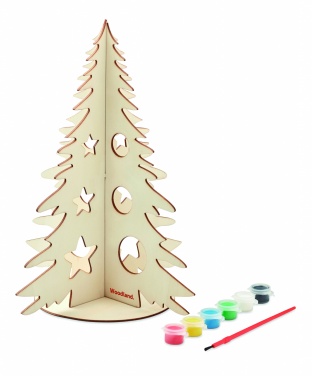Logo trade promotional merchandise picture of: DIY wooden Christmas tree