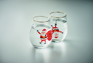 Logotrade corporate gift image of: Set of 2 Christmas glasses