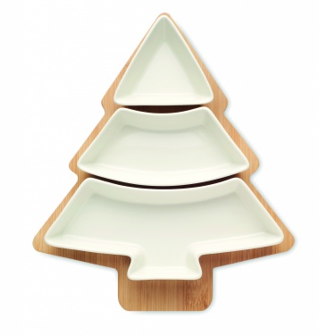 Logotrade business gift image of: Christmas tree serving tray