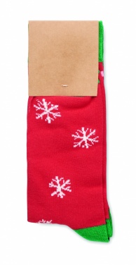 Logotrade promotional product picture of: Pair of Christmas socks L