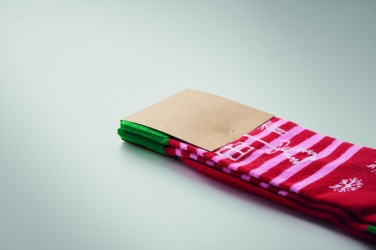 Logo trade advertising products picture of: Pair of Christmas socks L
