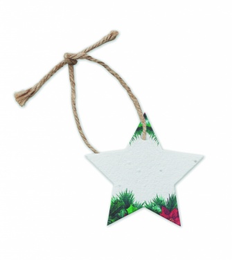 Logotrade business gifts photo of: Seed paper Xmas ornament