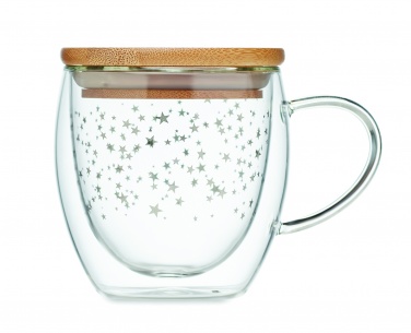 Logo trade corporate gift photo of: Double wall borosilicate mug