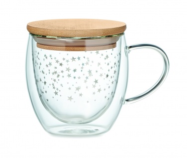 Logo trade promotional gifts image of: Double wall borosilicate mug