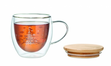 Logo trade promotional gift photo of: Double wall borosilicate mug