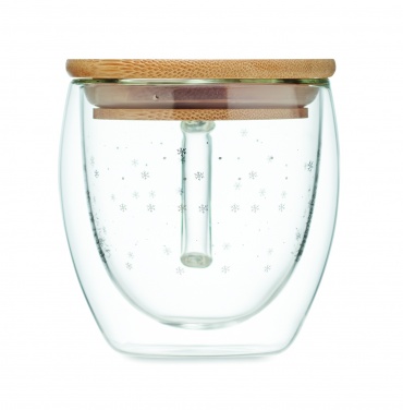 Logo trade promotional item photo of: Double wall borosilicate mug