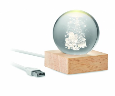 Logotrade promotional product image of: Christmas LED crystal ball