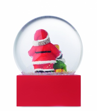 Logo trade advertising products picture of: Snow ball glass ornament
