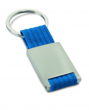 Logo trade business gift photo of: Metal rectangular key ring Espoo