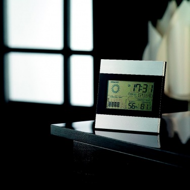 Logotrade advertising product image of: Weather station and clock
