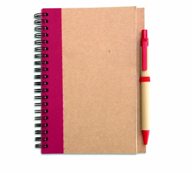Logo trade promotional merchandise image of: B6 recycled notebook with pen