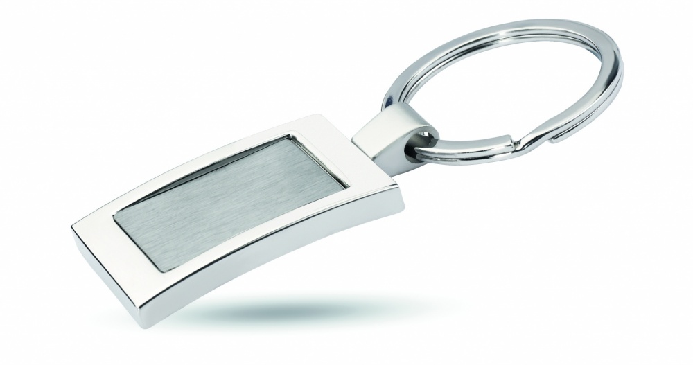 Logo trade corporate gift photo of: Metal key ring Turku