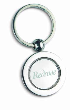 Logotrade promotional product picture of: Globe metal key ring  WORLD