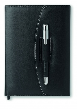 Logotrade corporate gift image of: A5 notebook portfolio with pen