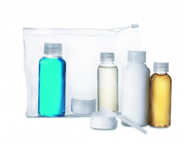 Logotrade promotional gift picture of: Travelling pouch with bottles
