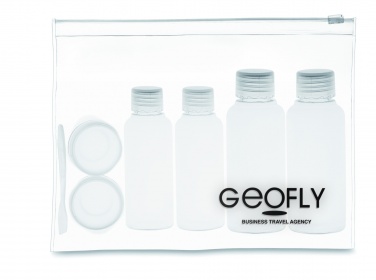 Logo trade promotional product photo of: Travelling pouch with bottles