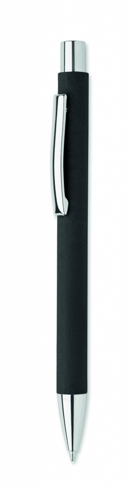 Logo trade promotional product photo of: Recycled paper push ball pen