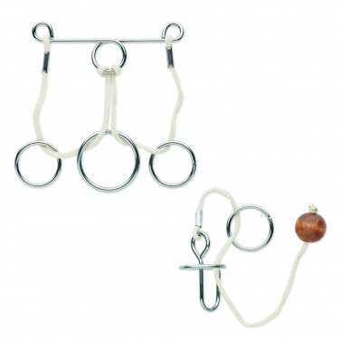 Logotrade corporate gift image of: Set of 2 metal brain teasers